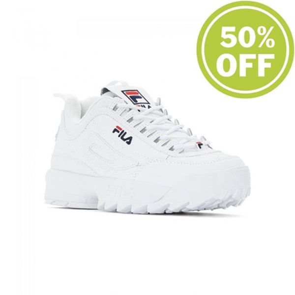 Tênis Fila Mulher Branco - Fila Disruptor 2 Premium Wmn En Portugal,LWQO-48306